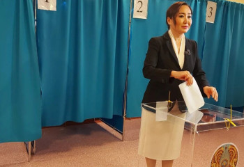 Кандидат Қарақат Әбден дауыс берді