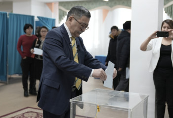 Президенттікке үміткер  Мейрам Қажыкен дауыс берді