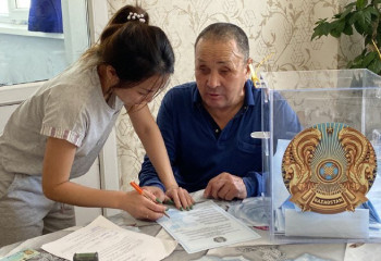 Елордалықтар белсенді түрде дауыс беруде