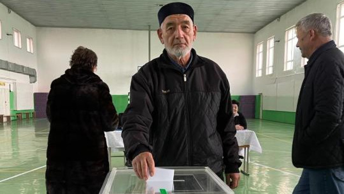 В Шымкенте избирателей угощали пловом