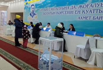 Көкшетауда дауыс беруге келушілер үшін жәрмеңке ұйымдастырылды