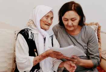 104-летняя долгожительница отдала свой голос и благословила будущее страны