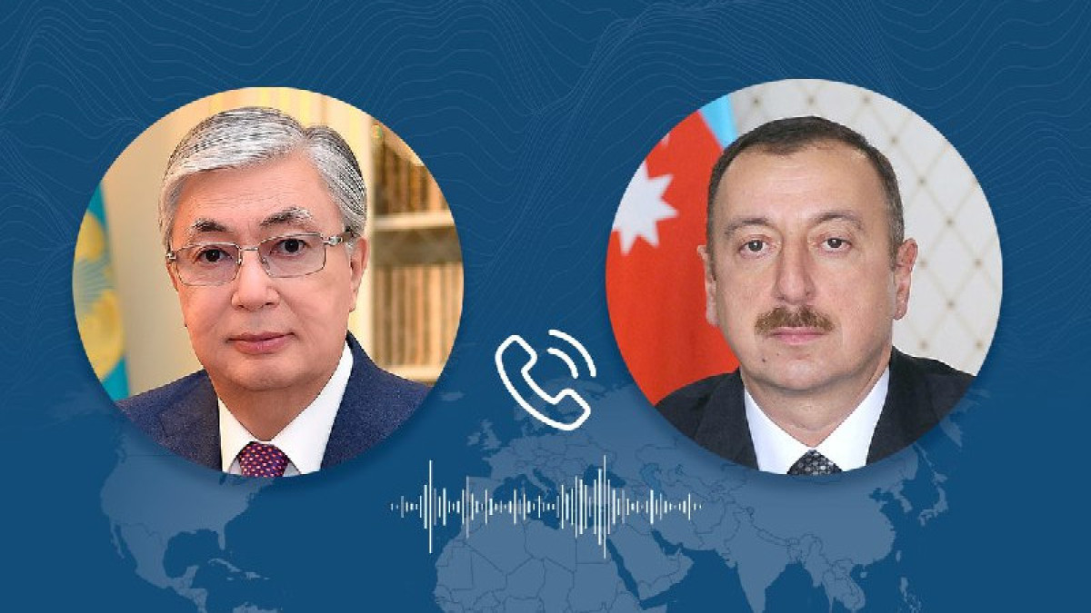 Касым-Жомарт Токаев принял поздравления от Президента Азербайджана