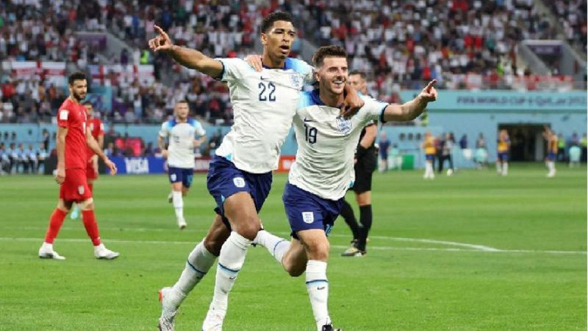 Футболдан ӘЧ-2022: Англия құрамасы Иранды ойсырата ұтты