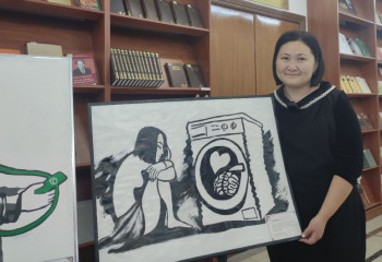 Елордада «Сөйле, сурет!» атты графикалық сурет көрмесі өтіп жатыр