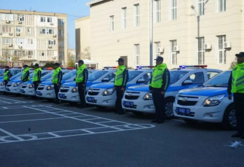 Маңғыстауда полицейлерге қызметтік көлік табысталды