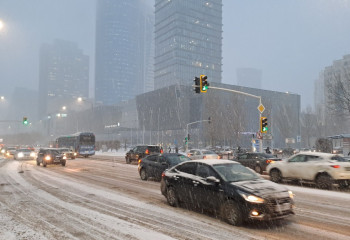 Астананы қалың қар басты