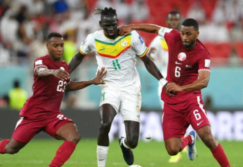 Футболдан әлем чемпионатында Сенегал құрамасы Қатарды жеңіп кетті