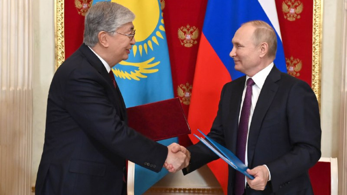 Токаев и Путин подписали Декларацию между Казахстаном и Россией