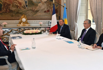 Президент Француз халықаралық қатынастар институтының негізін қалаушысымен кездесті