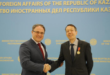 Швецияның Қазақстандағы елшісіне орден тапсырылды