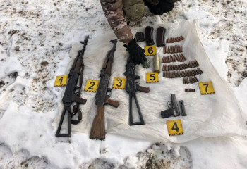 Схрон похищенного оружия нашли в Алматинской области