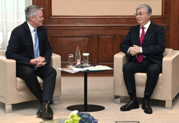 Касым-Жомарт Токаев встретился с генсеком ОЭСР Матиасом Корманом