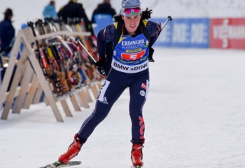 Kazakhstani biathletes perform at World Cup in Finland