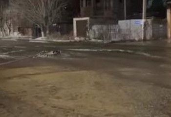 В Петропавловске произошла крупная авария на водопроводе