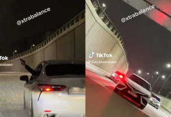 Стрелял в воздух: трех водителей камри наказали в Шымкенте