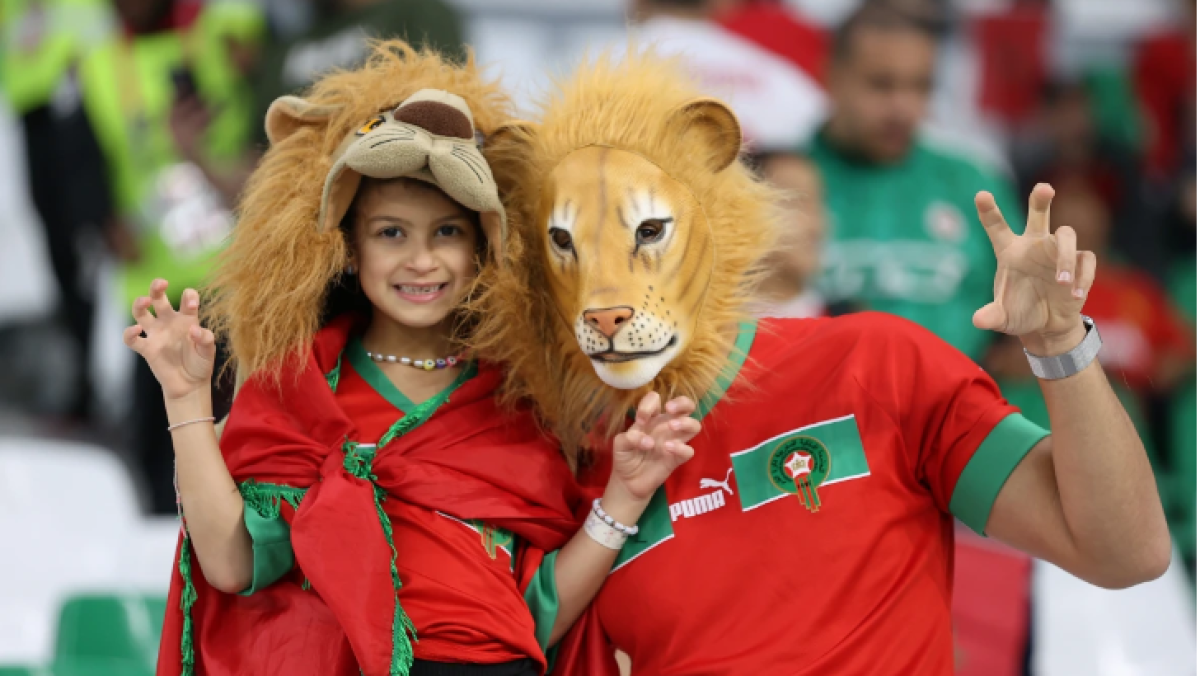 Как марокканские болельщики отпраздновали победу над Испанией