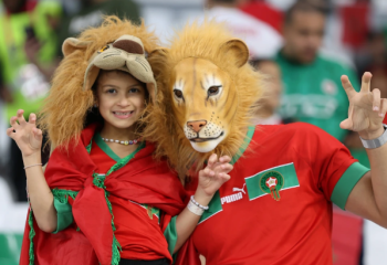 Как марокканские болельщики отпраздновали победу над Испанией