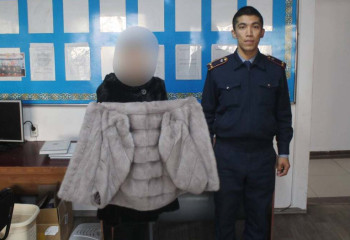 Беременная алматинка украла шубу из ТД в Кызылорде