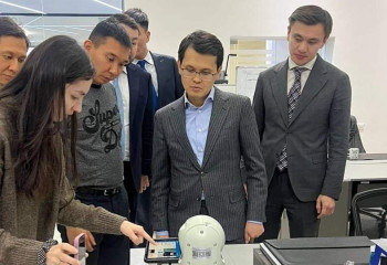 Бағдат Мусин Sergek Group компаниялар тобының кеңсесіне барды