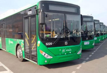 300 газовых автобусов появятся в Алматы