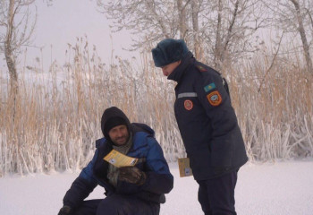 Құтқарушылар қысқы балық аулау орындары бойынша 8 500-ден астам рейд жүргізді