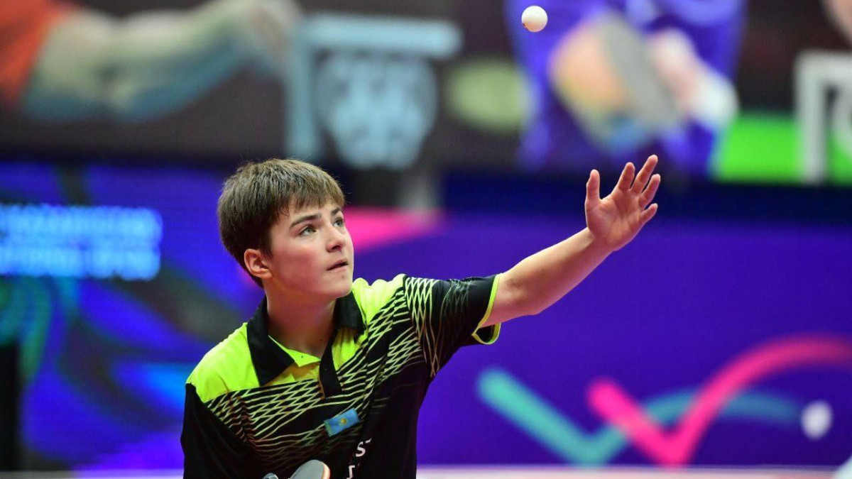 Юный гений из Казахстана стал чемпионом мира по настольному теннису