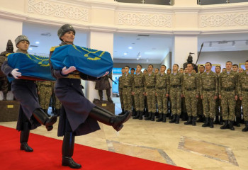 Ұлы Отан соғысы жылдарында қаза тапқан  жауынгерлердің сүйектері  елге жеткізілді