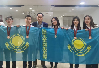 Қазақстандық оқушылар халықаралық олимпиадада 6 медаль жеңіп алды