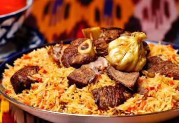 Түркістанда жарты тонна палау тегін таратылды