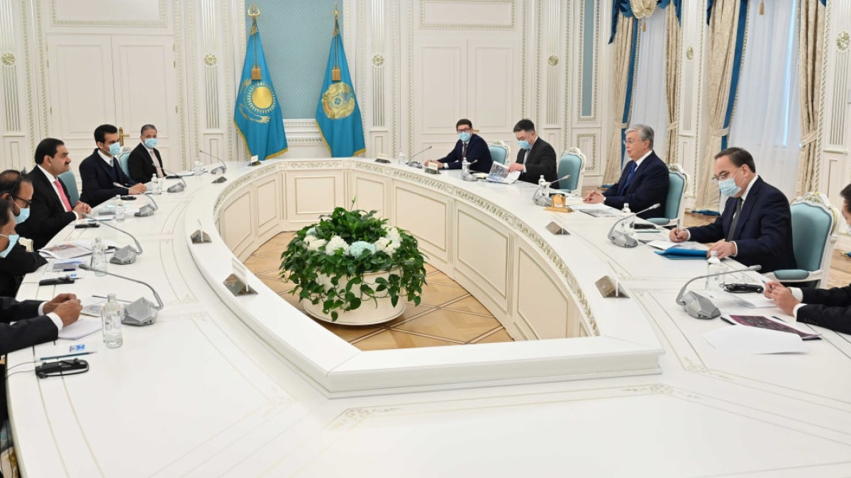 Kazakh President receives Adani Group Chairman