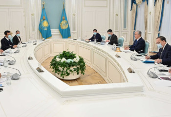 Kazakh President receives Adani Group Chairman