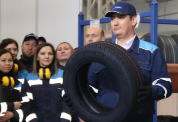 В Карагандинской области выпустили первую автомобильную шину