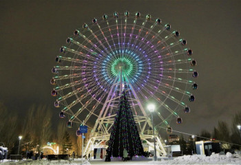 Главную елку в Астане зажгут 19 декабря