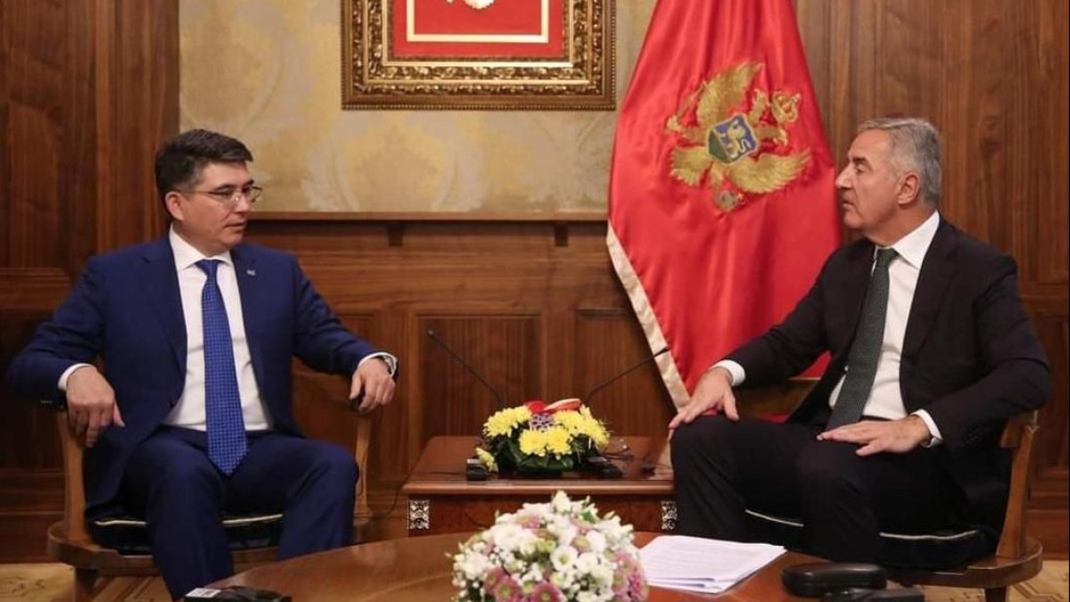 Алтай Әбибуллаев Черногория Президентіне сенім грамоталарын тапсырды
