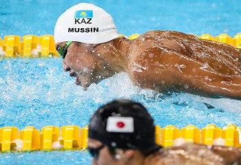 Әділбек Мусин жүзуден Қазақстанның жаңа рекордын орнатты