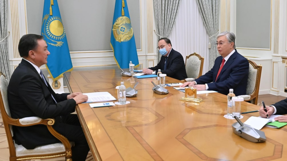 Kassym-Jomart Tokayev meets with Secretary General of the Organization of Turkic States