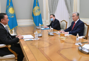Kassym-Jomart Tokayev meets with Secretary General of the Organization of Turkic States