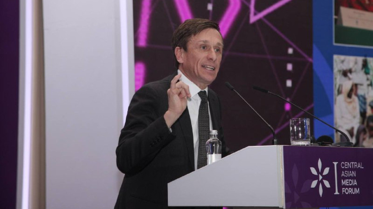 Compared a journalist's pen to a sword: Jeremy Gilley spoke at a media forum in Astana