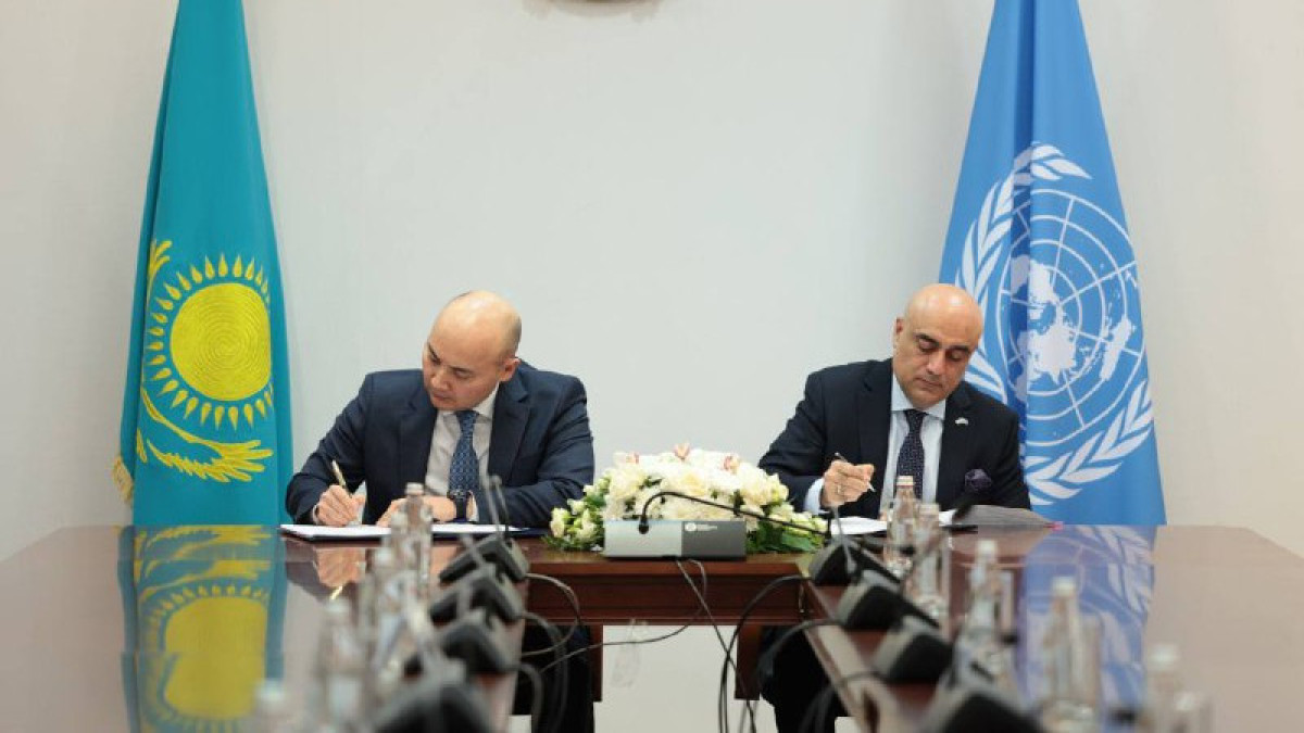 Подписано соглашение о финансировании Страновой программы ПРООН в Казахстане