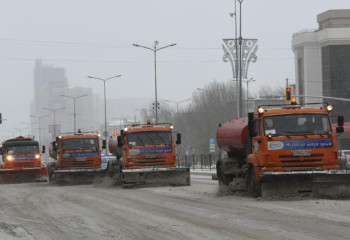 Елордадан 13 мың текше метрден астам қар шығарылды