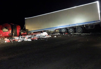 Водитель погиб при столкновении двух фур в ЗКО
