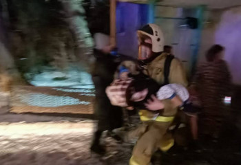 Тараздағы өрт кезінде 32 адам эвакуацияланды