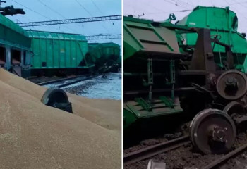 Қарағанды облысында 19 жүк вагоны рельстен шығып кетті