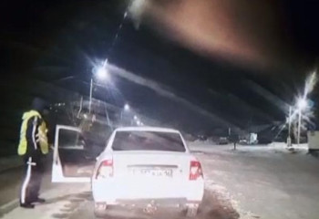 Угнанное авто на ходу остановил полицейский в области Абай