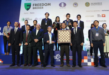 Шахматтан әлем чемпионатының жеңімпаздары марапатталды