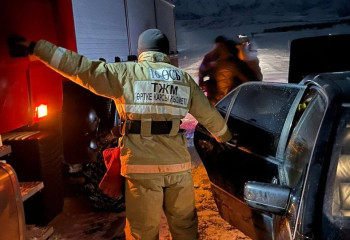 За сутки в Туркестанской области из снежного плена спасено 27 человек