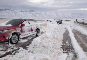 Закрытыми остаются 25 участков республиканских трасс