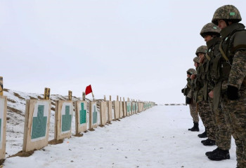 Әскерлерде практикалық атыстар өтті