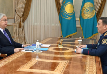Мемлекет басшысы Ішкі істер министрін қабылдады